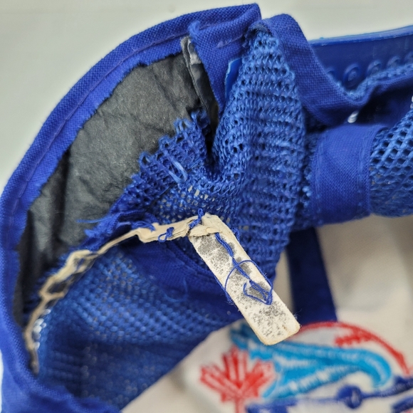 VTG MLB TORONTO BLUE JAYS SNAPBACK TRUCKER MESH CAP HAT TED FLETCHER SPORTS OS - Picture 8 of 14